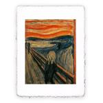 Stampa d''arte Pitteikon di Edvard Munch L''urlo - 1893, Miniartprint - cm 17x11