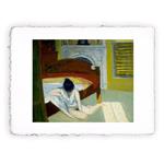 Stampa Pitteikon di Edward Hopper - Summer interior - 1909, Miniartprint - cm 17x11