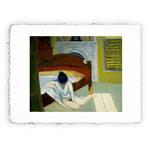 Stampa Pitteikon di Edward Hopper - Summer interior - 1909, Folio - cm 20x30