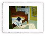 Stampa Pitteikon di Edward Hopper - Summer interior - 1909, Grande - cm 40x50