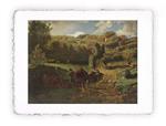 Stampa di Jean Millet Fattoria padronale Cousinin Greville, Original - cm 30x40