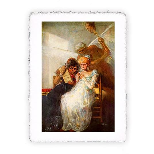 Stampa di Francisco Goya Il tempo delle donne anziane - 1820, Magnifica -  cm 50x70