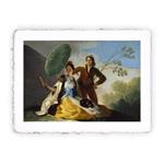 Stampa d''arte Pitteikon di Francisco Goya Il parasole 1777, Folio - cm 20x30