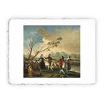 Stampa di Francisco Goya - Ballo sulle rive del Manzanarre, Original - cm 30x40