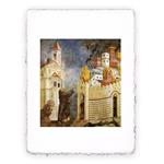 Stampa Pitteikon Giotto Francesco caccia i diavoli da Arezzo, Miniartprint - cm 17x11