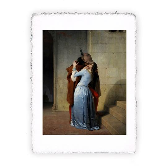 Stampa d''arte Pitteikon di Francesco Hayez - Il bacio - 1859, Miniartprint - cm 17x11