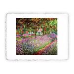 stampa Claude Monet Il giardino dell''artista a Giverny  1900, Folio - cm 20x30