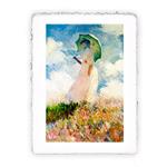 Stampa d''arte Pitteikon di Claude Monet Figura in pieno sole, Folio - cm 20x30