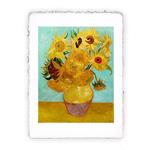 Stampa di Vincent van Gogh - Vaso con 12 girasoli - 1889 - Folio - cm 20x30