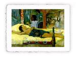 Stampa di Paul Gauguin La nascita di Cristo figlio di Dio, Miniartprint - cm 17x11