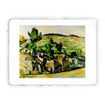 Stampa di Paul Cézanne - Collina in Provenza del 1890-1892, Folio - cm 20x30