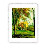 Stampa di Paul Cézanne Castagni e fattoria a Jas de Bouffan, Miniartprint - cm 17x11