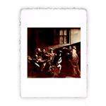 Stampa Pitteikon di Caravaggio - Vocazione di san Matteo, Miniartprint - cm 17x11