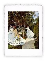Stampa Pitteikon di Claude Monet Donne in giardino del 1867, Grande - cm 40x50