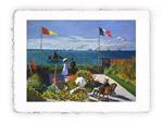 Stampa di Claude Monet Giardino a Sainte Adresse del 1867, Magnifica -  cm 50x70