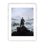 Stampa Caspar D. Friedrich Il Viandante sul mare di nebbia, Folio - cm 20x30