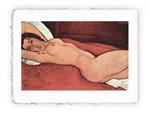Stampa Pitteikon Modigliani Nudo sdraiato, Folio - cm 20x30