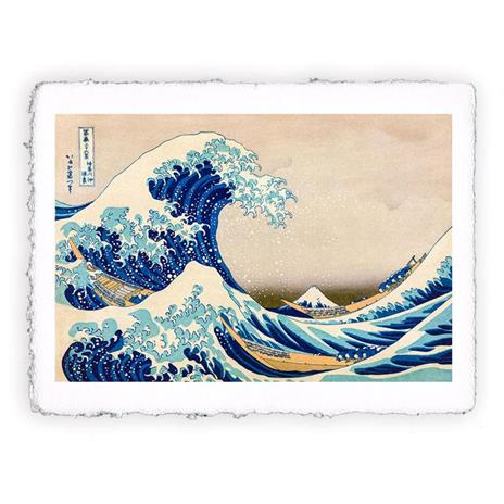 Stampa Katsushika Hokusai Grande onda al largo di Kanagawa, Miniartprint - cm 17x11