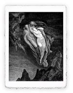 Stampa d''arte Pitteikon di Gustave Doré - Inferno canto 5, Original - cm 30x40