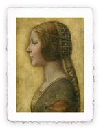 Stampa d''arte di Leonardo da Vinci - La bella principessa, Miniartprint - cm 17x11