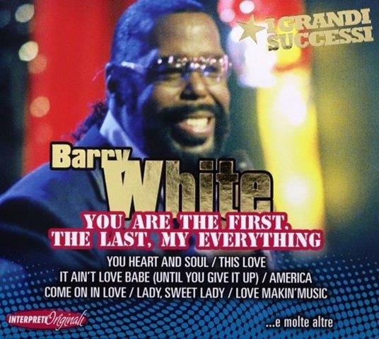 You Are The First ...E Molte Altre - CD Audio di Barry White