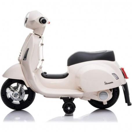 Moto Elettrica Per Bambini Mini Vespa Gts Piaggio Rosa 6V Con Schienale Luci E Suoni 00120016