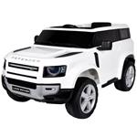 Auto Elettrica Per Bambini Land Rover Defender Bianca R/C 12V, Luci Led, Suoni, Ing.Mp3 Clb 00122001