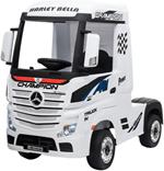 Camion Elettrico Cavalcabile Mercedes Truck Bianco