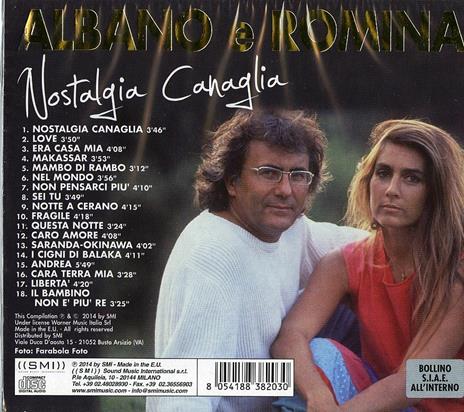 Nostalgia canaglia - CD Audio di Al Bano e Romina Power - 2
