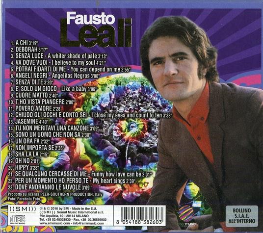 Fausto Leali - CD Audio di Fausto Leali - 2