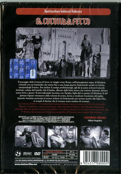 La corona di ferro. Edizione integrale (DVD) di Alessandro Blasetti - DVD - 2