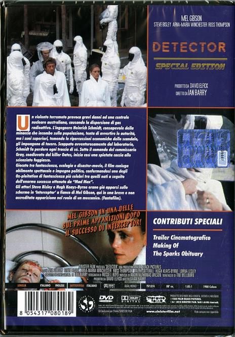 Detector. Special Edition (DVD) di Ian Barry - DVD - 2