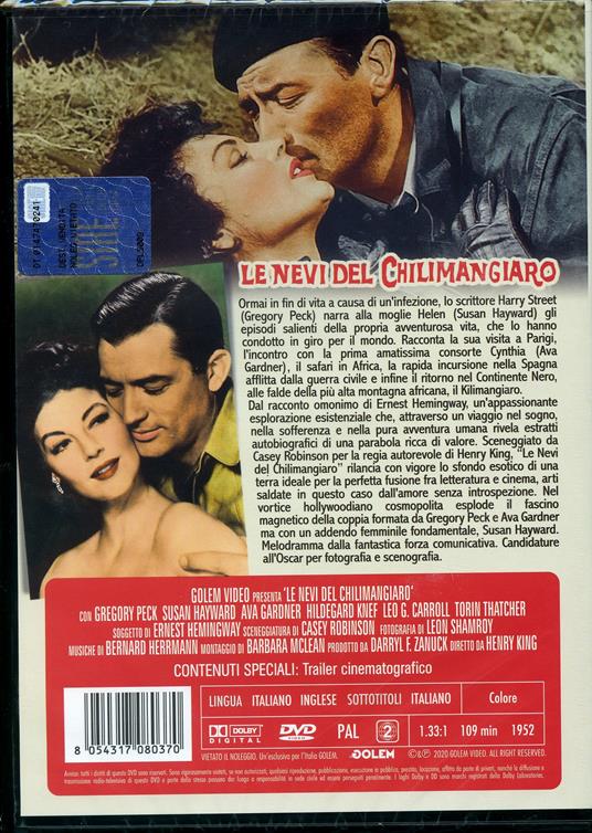 Le nevi del Chilimangiaro (DVD) di Henry King - DVD - 2