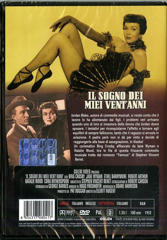 Il sogno dei miei vent'anni (DVD) di Elliott Nugent - DVD - 2