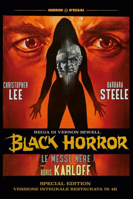 Black Horror - Le Messe Nere. Special Edition. Versione integrale restaurata in 4K (DVD) di Vernon Sewell - DVD