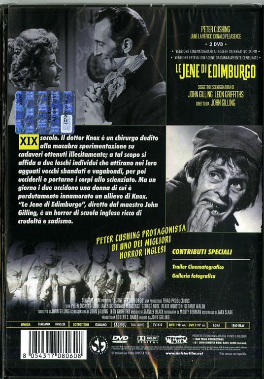 Le jene di Edimburgo (2 DVD) di John Gilling - DVD - 3