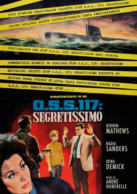 OSS 117. Segretissimo. Rimasterizzato in HD (DVD) di Andrè Hunebelle - DVD