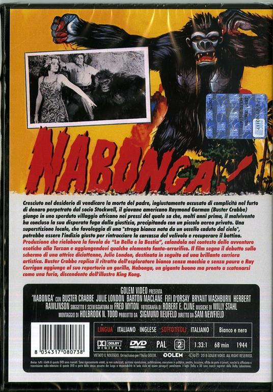 Nabonga (DVD) di Sam Newfield - DVD - 2
