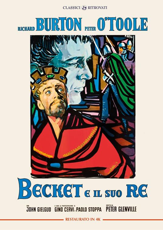 Becket e il suo re. Restaurato in 4K (DVD) di Peter Glenville - DVD