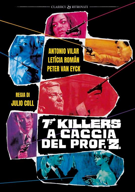 Sette Killer a caccia del Prof. Z di Julio Coll - DVD