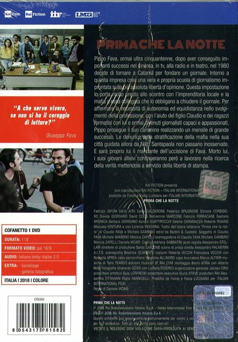 Prima che la notte (DVD) di Daniele Vicari - DVD - 2