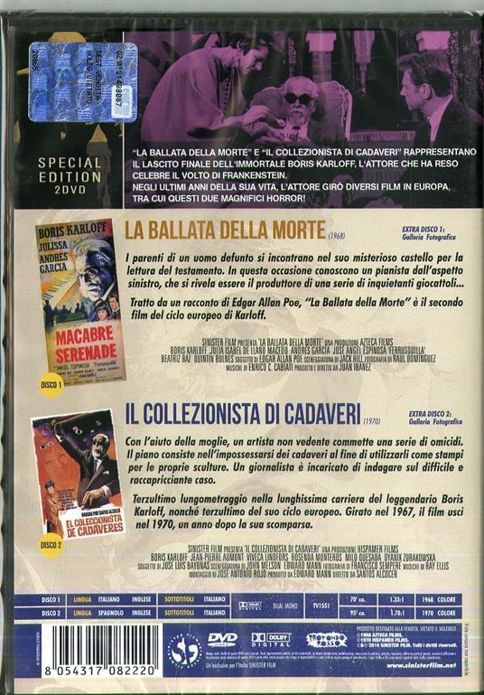 La ballata della morte - Il collezionista di cadaveri. Special Edition (DVD) di Santos Alcocer,Jack Hill - DVD - 2
