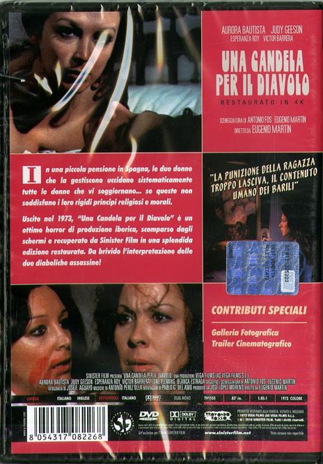 Una candela per il diavolo. Restaurato in 4K di Eugenio Martin - DVD - 2