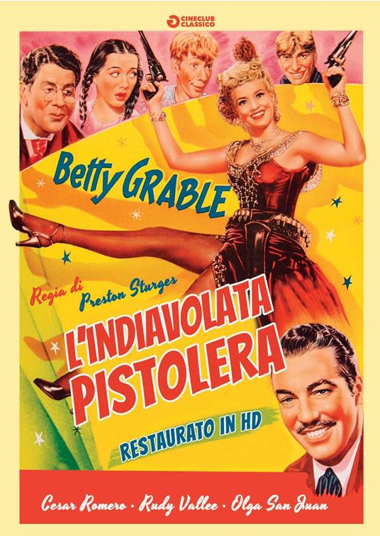 L' Indiavolata pistolera. Restaurato in Hd (DVD) di Preston Sturges - DVD