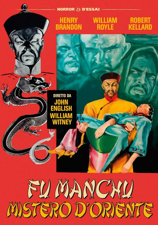 Fu Manchu mistero d'oriente (DVD) di John English,William Witney - DVD