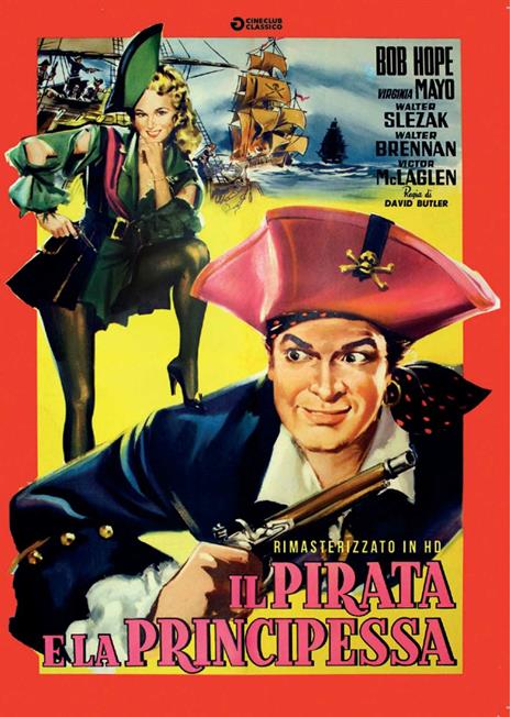 Il Pirata e la principessa. Rimasterizzato in HD (DVD) di David Butler - DVD