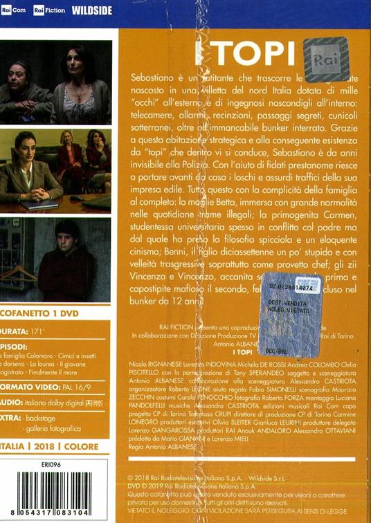 I topi (DVD) di Antonio Albanese - DVD - 2