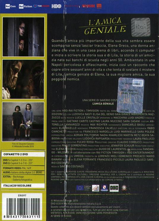 L' amica geniale (2 DVD) di Saverio Costanzo - DVD - 2