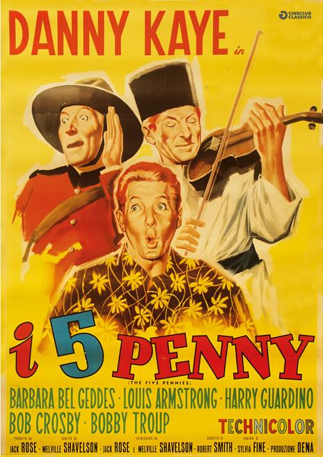 I cinque Penny. Restaurato in HD (DVD) di Melville Shavelson - DVD