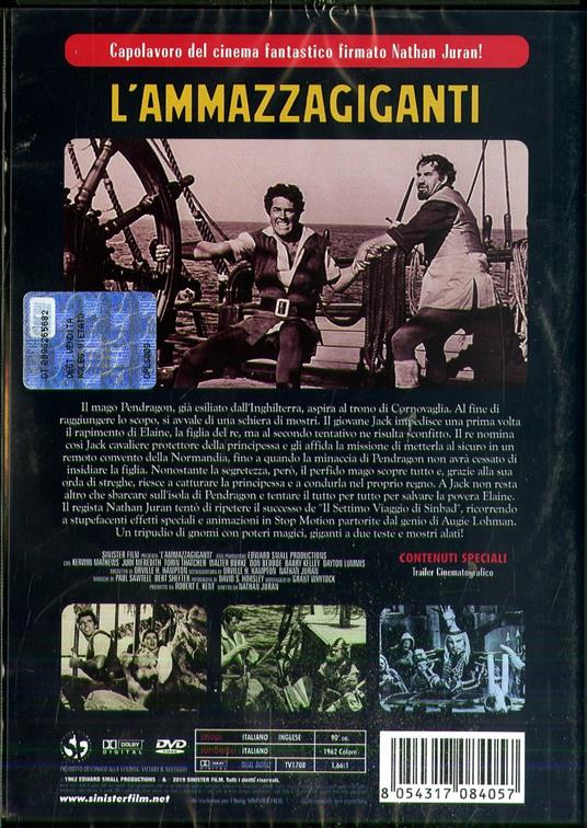 L' ammazzagiganti (DVD) di Nathan Juran - DVD - 2